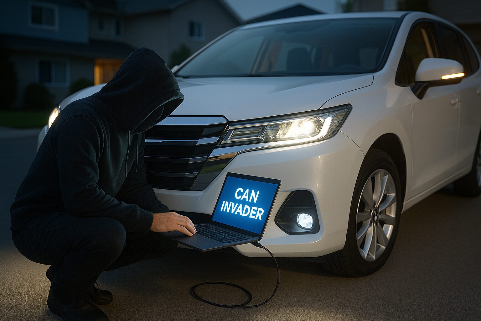 CANインベーダーによる盗難のイメージ