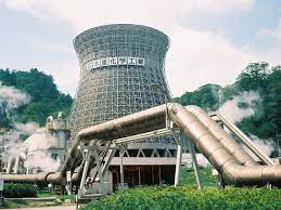 松川地熱発電所の写真